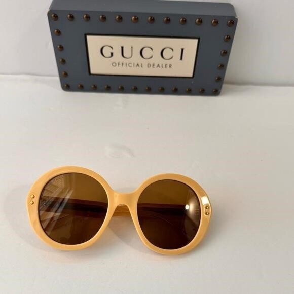 ? - New Authentic GUCCI GG1081S 004 Round Sunglasses main image 11